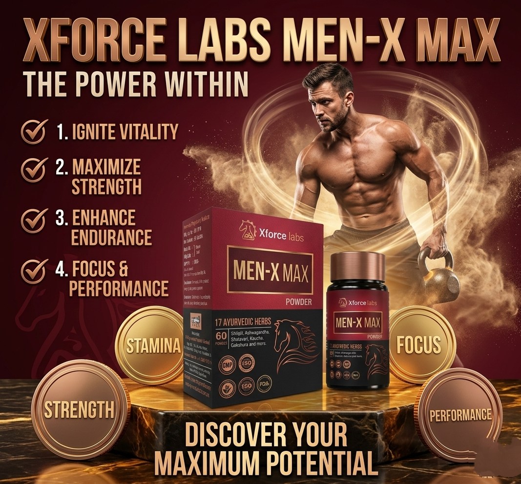 XForceLabs® MenXMax (Men's Health Supplements Immunity Booster & Increase testosterone Level)
